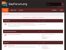 Tablet Screenshot of gayforum.org